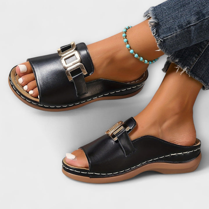 Clara Comfortable Buckle Sandals