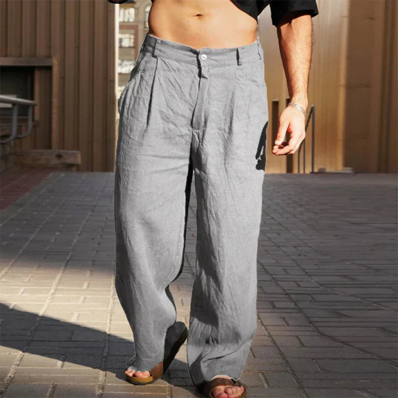 Thomas | Relaxed Linen Trousers